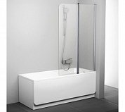 CVS2-100 R блестящий+стекло Transparent шторка на ванну