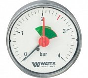 Watts F+R101(MHA) 63/4x3/8" Манометр аксиальный 63мм, 0-4 бар