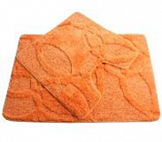Коврик 2-ой, Размер: 60х90, 60х60 см, высота ворса: 1,5 см, микрофибра на латексной основе, оранжевый