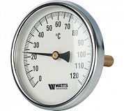 Watts F+R801(T) 100/100 Термометр биметаллический с погружной гильзой 100 мм