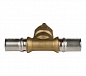 STOUT Вентиль с хромированной ручкой 16х16 для металлопластиковых труб прессовой