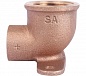 Sanha 4472g настенная водорозетка, с 2 точками крепежа, бронза 15x1/2, для медных труб под пайку