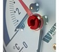 Watts FR 818(TMAX) 10 x 1/2" Термоманометр аксиальный, 80 мм, 0-10 бар