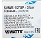 Watts SVM 30-1/2 Предохранительный клапан с манометром 3 бар