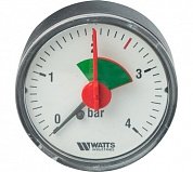 Watts F+R101(MHA) 50/4x1/4" Манометр аксиальный 50мм, 0-4 бар