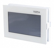 TECH Комнатный регулятор со связью RS (стекло 2ММ, скрытый монтаж) белый